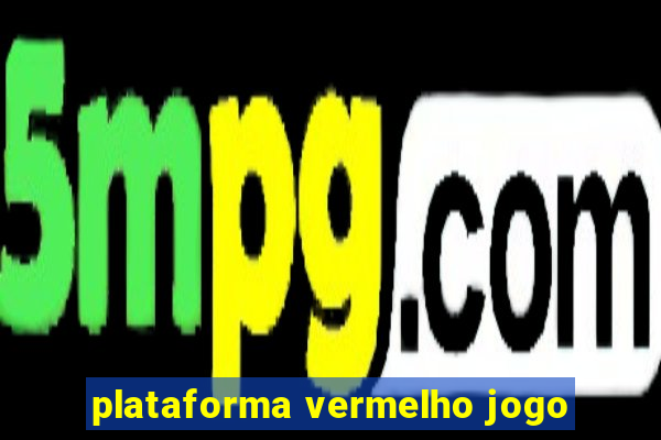 plataforma vermelho jogo